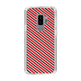 スリムプロテクションケース［ Small Stripe - Red × Black ］