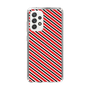 スリムプロテクションケース［ Small Stripe - Red × Black ］