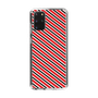 スリムプロテクションケース［ Small Stripe - Red × Black ］