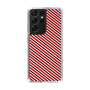 スリムプロテクションケース［ Small Stripe - Red × Black ］
