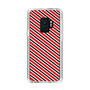 スリムプロテクションケース［ Small Stripe - Red × Black ］