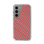 スリムプロテクションケース［ Small Stripe - Red × Black ］