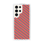 スリムプロテクションケース［ Small Stripe - Red × Black ］