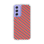 スリムプロテクションケース［ Small Stripe - Red × Black ］