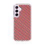 スリムプロテクションケース［ Small Stripe - Red × Black ］