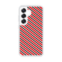 スリムプロテクションケース［ Small Stripe - Red × Black ］