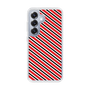 スリムプロテクションケース［ Small Stripe - Red × Black ］
