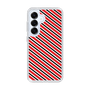 スリムプロテクションケース［ Small Stripe - Red × Black ］