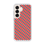 スリムプロテクションケース［ Small Stripe - Red × Black ］