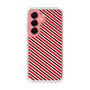 スリムプロテクションケース［ Small Stripe - Red × Black ］