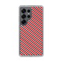 スリムプロテクションケース［ Small Stripe - Red × Black ］