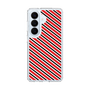 スリムプロテクションケース［ Small Stripe - Red × Black ］