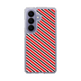 スリムプロテクションケース［ Small Stripe - Red × Black ］