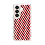 スリムプロテクションケース［ Small Stripe - Red × Black ］