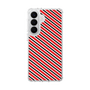 スリムプロテクションケース［ Small Stripe - Red × Black ］