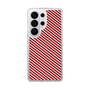 スリムプロテクションケース［ Small Stripe - Red × Black ］