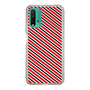 スリムプロテクションケース［ Small Stripe - Red × Black ］