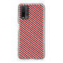 スリムプロテクションケース［ Small Stripe - Red × Black ］