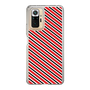 スリムプロテクションケース［ Small Stripe - Red × Black ］