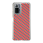 スリムプロテクションケース［ Small Stripe - Red × Black ］