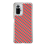 スリムプロテクションケース［ Small Stripe - Red × Black ］