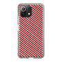 スリムプロテクションケース［ Small Stripe - Red × Black ］