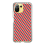スリムプロテクションケース［ Small Stripe - Red × Black ］