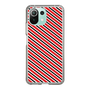 スリムプロテクションケース［ Small Stripe - Red × Black ］