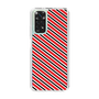 スリムプロテクションケース［ Small Stripe - Red × Black ］