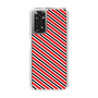 スリムプロテクションケース［ Small Stripe - Red × Black ］