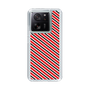 スリムプロテクションケース［ Small Stripe - Red × Black ］