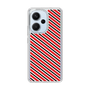 スリムプロテクションケース［ Small Stripe - Red × Black ］