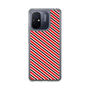 スリムプロテクションケース［ Small Stripe - Red × Black ］