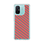 スリムプロテクションケース［ Small Stripe - Red × Black ］