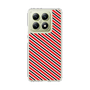 スリムプロテクションケース［ Small Stripe - Red × Black ］