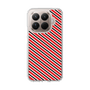 スリムプロテクションケース［ Small Stripe - Red × Black ］