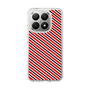 スリムプロテクションケース［ Small Stripe - Red × Black ］