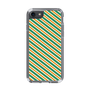 スリムプロテクションケース［ Small Stripe - Green × Orange ］