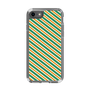 スリムプロテクションケース［ Small Stripe - Green × Orange ］