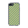 スリムプロテクションケース［ Small Stripe - Green × Orange ］