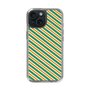 スリムプロテクションケース［ Small Stripe - Green × Orange ］