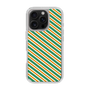 スリムプロテクションケース［ Small Stripe - Green × Orange ］