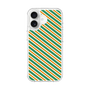 スリムプロテクションケース［ Small Stripe - Green × Orange ］