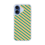 スリムプロテクションケース［ Small Stripe - Green × Orange ］