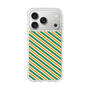 スリムプロテクションケース［ Small Stripe - Green × Orange ］