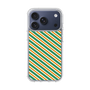スリムプロテクションケース［ Small Stripe - Green × Orange ］