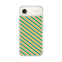 スリムプロテクションケース［ Small Stripe - Green × Orange ］