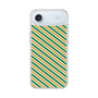スリムプロテクションケース［ Small Stripe - Green × Orange ］