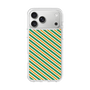 スリムプロテクションケース［ Small Stripe - Green × Orange ］