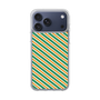 スリムプロテクションケース［ Small Stripe - Green × Orange ］